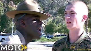 Marine Corps Drill Instructor Teaches Recruit To Report His Post | SSGT Nichols