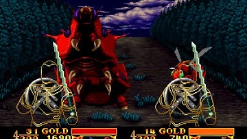 Crossed Swords arcade 2 player 60fps