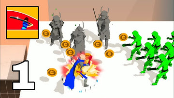 Crowd Master Gameplay Walkthrough || Level 1-8 || Part 1 || {Android} By Voodoo