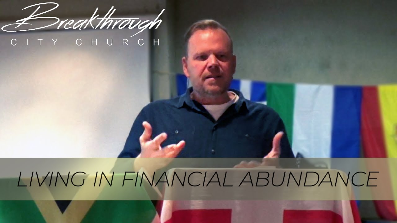 Living in Financial Abundance (Charl Rautenbach) - YouTube