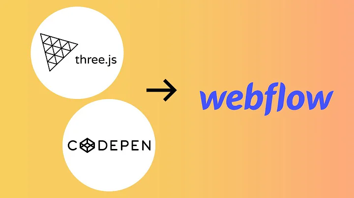 How to render Three.js from Codepen to Webflow
