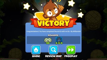 BTD6 Advanced Challenge - Round 63 with no T5s - March 28, 2022