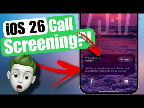 iOS 26 Call Screening – So funktioniert die neue Anruf Filter Funktion in Deutsch!