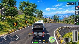 Mountain Bus Driving 3D 🚌 Kids toys  Dangerous Hill Road Driving  #AndroidGaming #HillRoad #Shorts screenshot 5