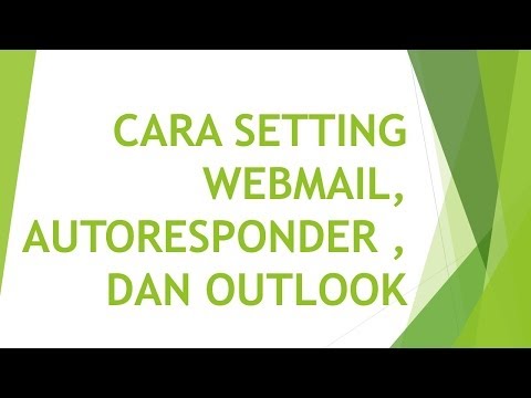 Akses Webmail dan Setting Outlook