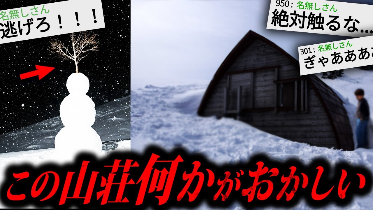 【トラウマ注意】あまりにも不気味な怖すぎる話「雪の山荘」