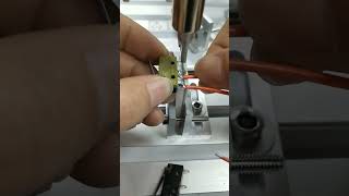 Original video, no filter, no fast forward, a semi automatic soldering machine that can become a mac