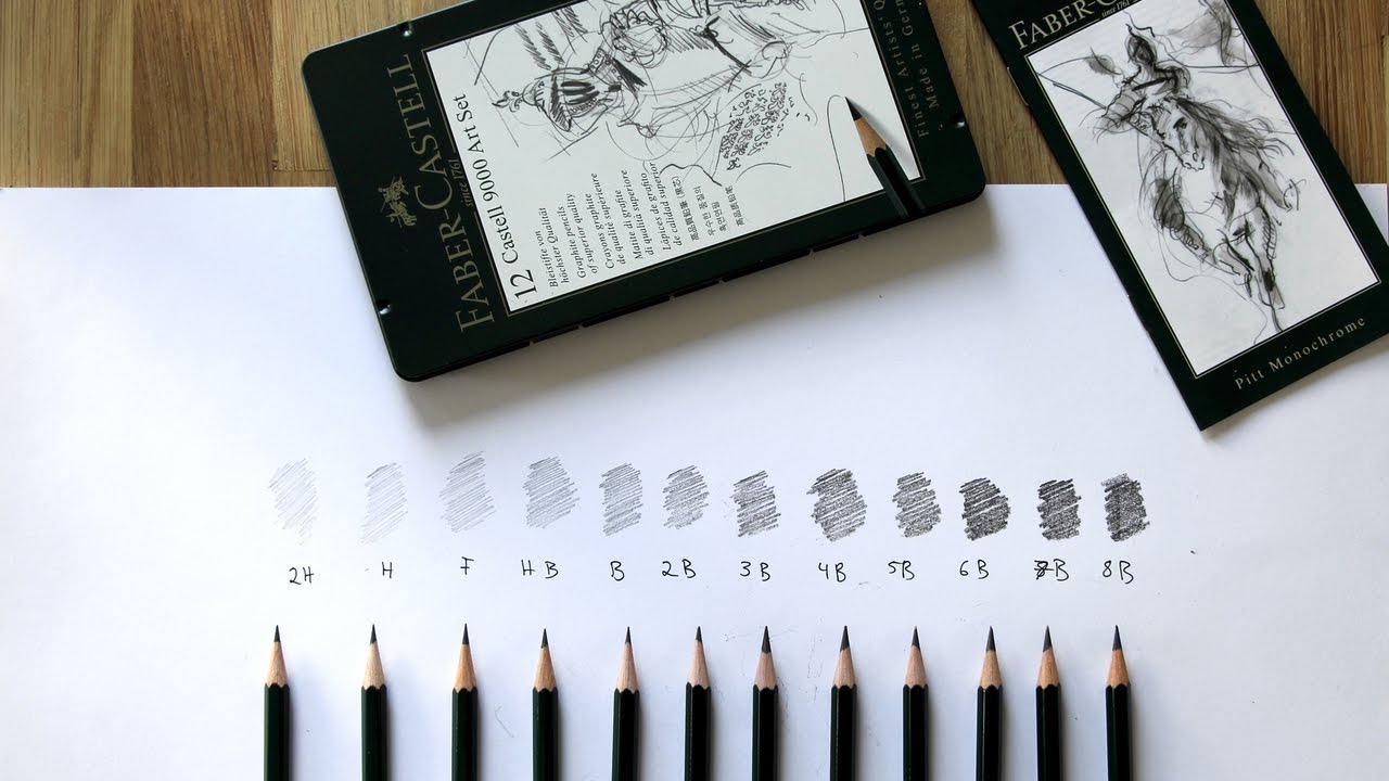 UNBOXING FABER CASTELL 9000  ART SET GRAPHITE PENCILS 