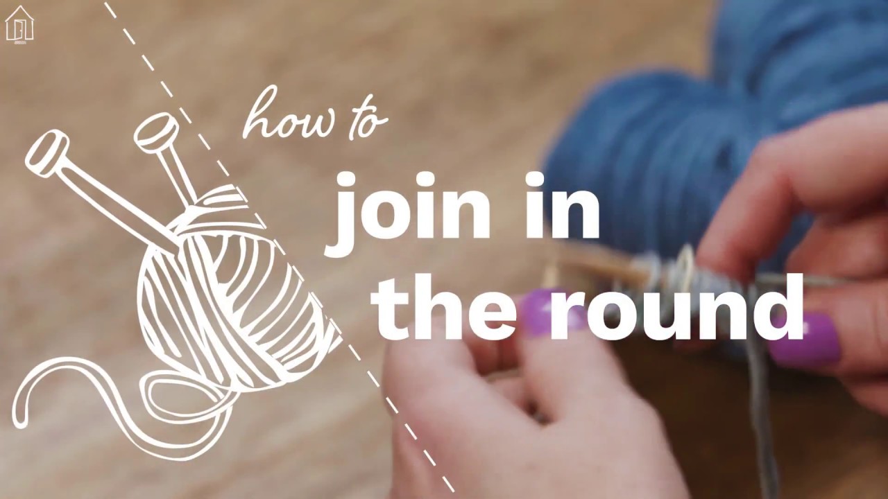 How to Join Knitting in the Round - YouTube
