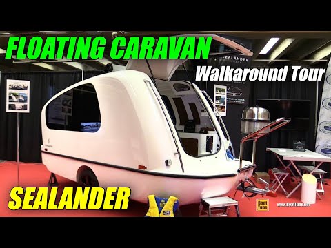 2017 Sealander Floating Caravan - Walkaround - 2017 Montreal Boat Show