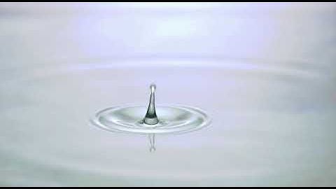 La vita è come una goccia d'acqua