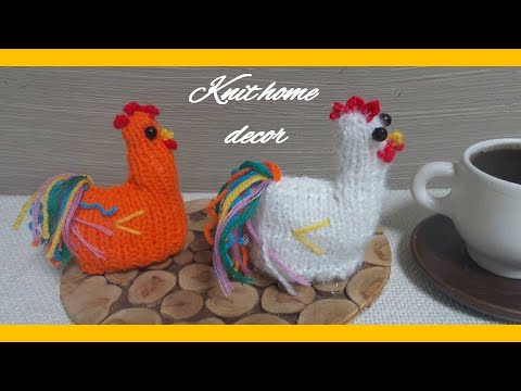 Knit home decor/K/ Knitted toy/easy and simple/knitting for beginners ...