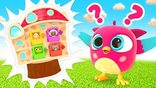 Full episodes of baby cartoons. Baby videos for kids. Hop Hop the owl \& learn animals for kids.