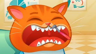 КОТИК БУБУ 2 Обновление Салон красоты! Друзья Радугарог My Talking Cat Bubbu  #34 Игровой обзор