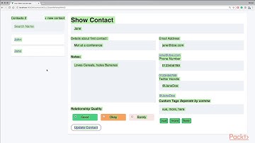 Hands-On Web Development with Vue.js: Tying Up Loose Ends of Our Application|packtpub.com
