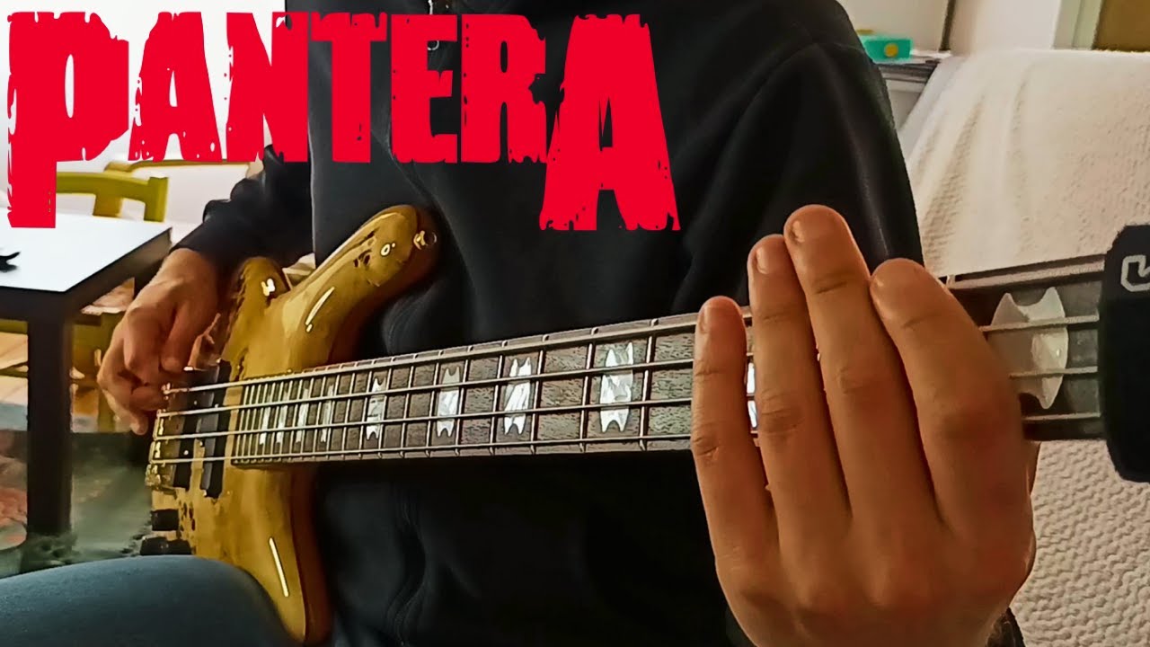 Pantera - Cowboys From Hell - Bass Cover
