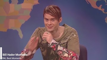 SNL - Bill Hader Breaking Character Compilation