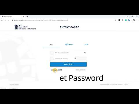 How to Recover Portal das financas(NIF) Password