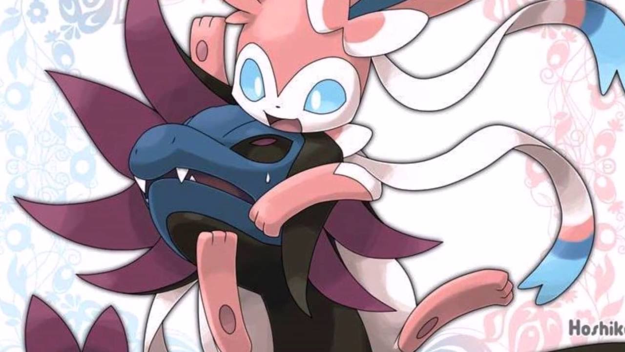 Hydreigon and sylveon