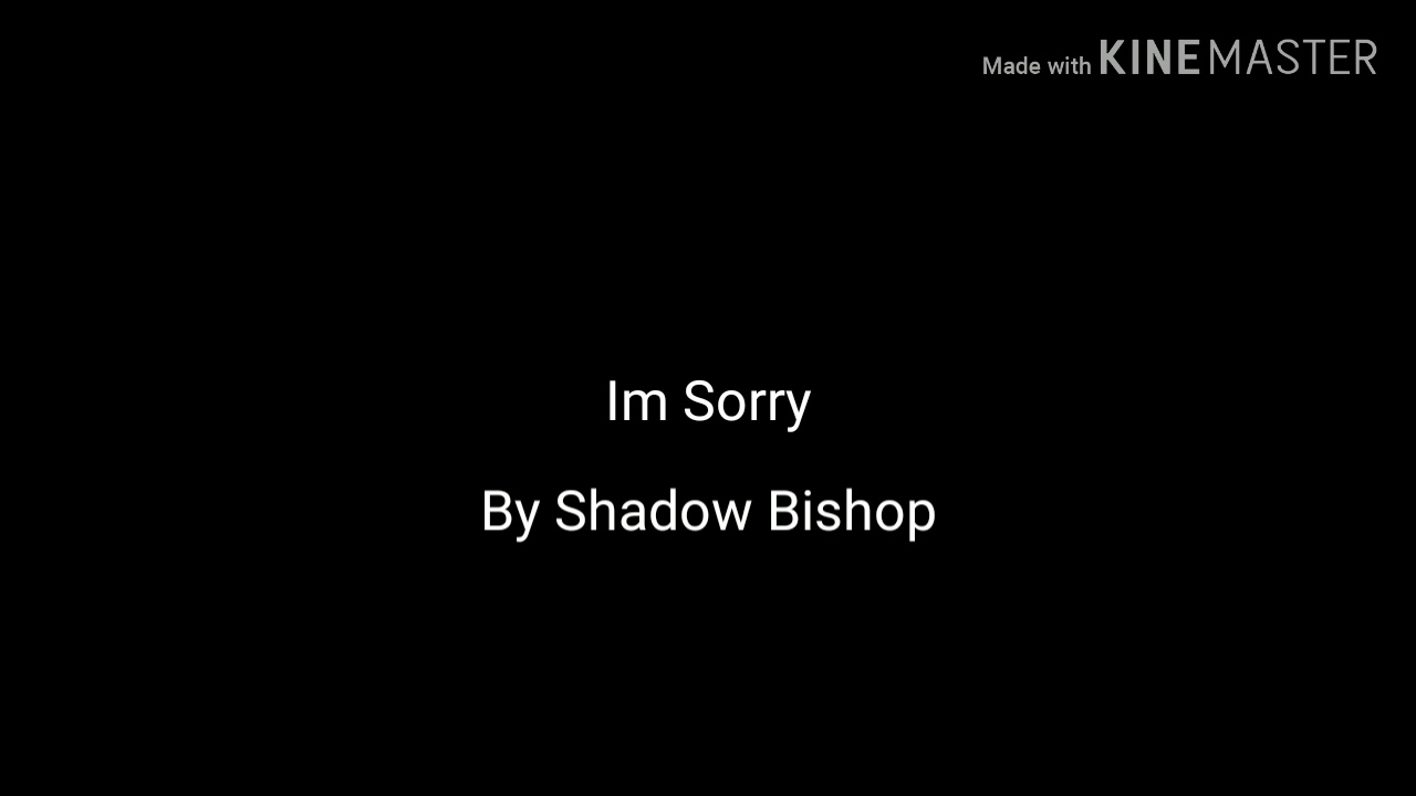 I'm Sorry by Shadow Bishop