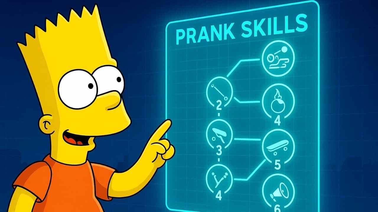 ALL 6 Levels of Bart Simpson’s Pranking Skill EXPLAINED in Detail