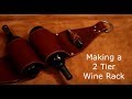 Leather Wine Rack Leather Wine Rack