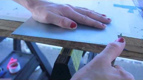 Preliminary Bevel for Etching Plate - Etching Video 1