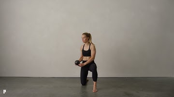 Half Kneeling Kettlebell Cross Chops