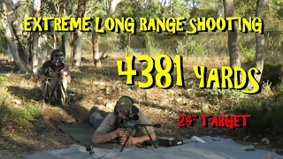 4km Extreme Long Range rifle shot (4384 yards) 375 Cheytac Improved