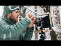 Caught in a Crazy Snow Storm with Intrepid 4x5 Camera | Large Format Landscape Photography