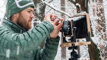 Caught in a Crazy Snow Storm with Intrepid 4x5 Camera | Large Format Landscape Photography