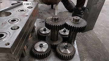 Gear mould working process || Gear Concept #Designer_ali #mould_design
