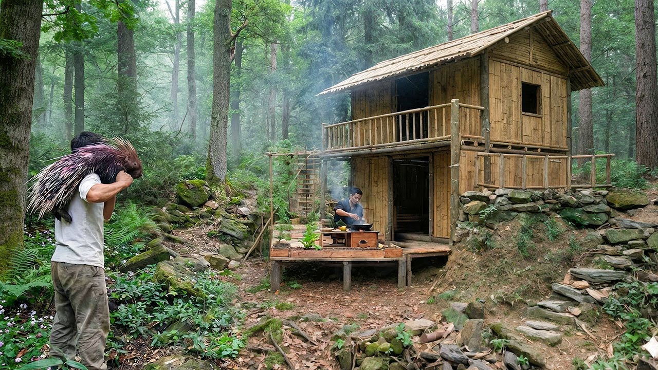 Living Alone in the Deep Jungle – How I Find Food Every Day to Stay Alive