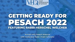 Getting Ready for Pesach 5782