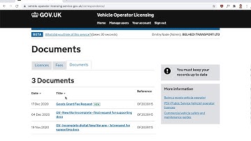 Full (not interim) operator licence received in 1 month to the day