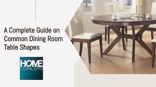 Famous A Complete Guide on Common Dining Room Table Shapes Wealth