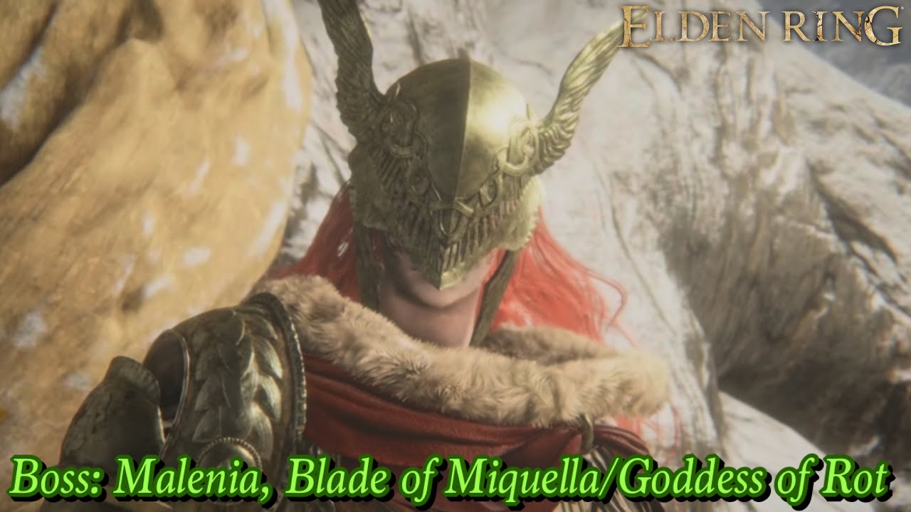 malenia blade of miquella and malenia goddess of rot (elden ring