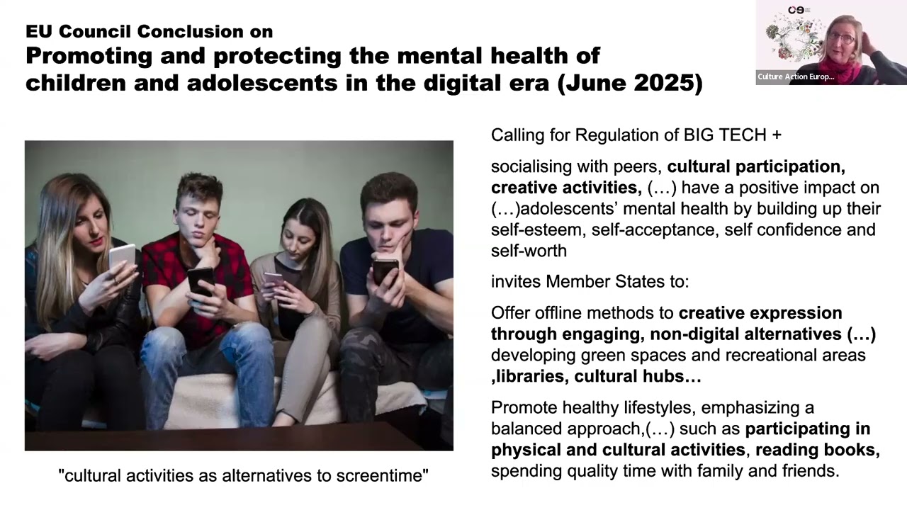 Lunchtime Session | Policy Brief on Culture, Health and Well-being