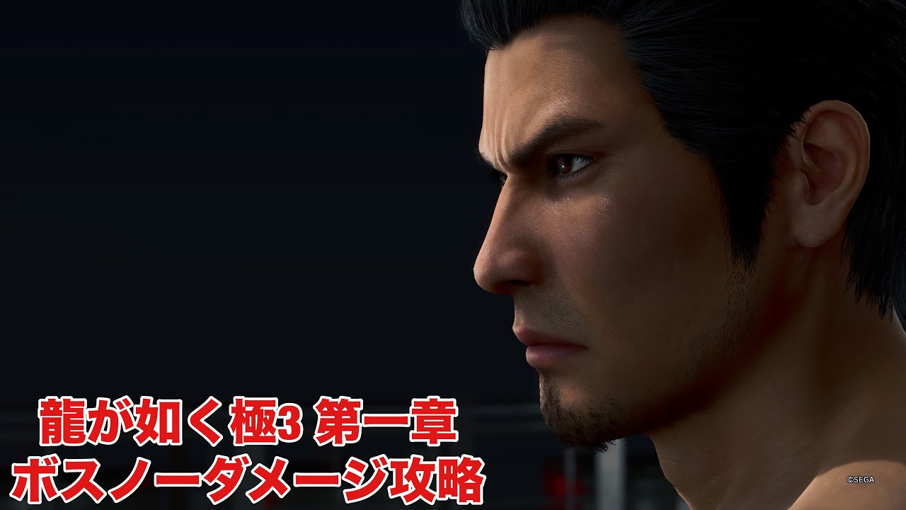 龍が如く極3 第一章　ボスノーダメージ攻略
