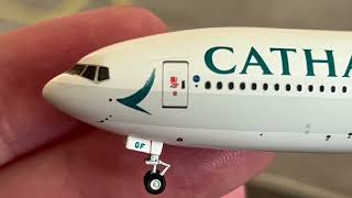 ENLARGED TITLES! Cathay Pacific Boeing 777-300ER NG Models 1:400