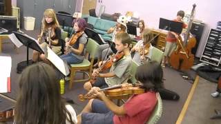 2011 August Creative String Camp Rehearsal