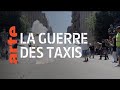 Uber  la rvolte des chauffeurs de taxi espagnols