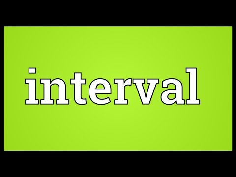 Interval Meaning