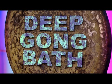 Deep 3 Hour Sound Bath with a 40" Atlantis Gong | Relaxation and Meditation Music | Gongs Unlimited