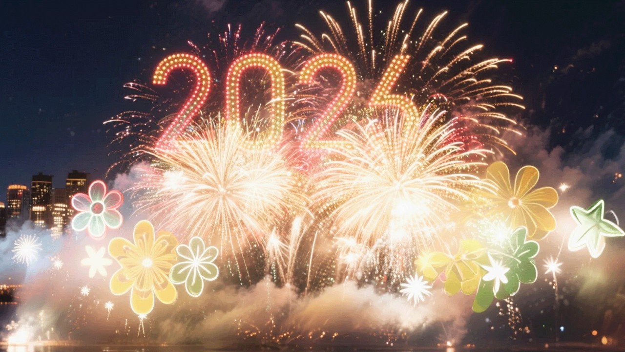 2026年中国马年新年，重庆长寿跨年夜令人震撼焰火&无人机表演，让我们在照亮夜空的绚烂中许下新一年的愿望吧！