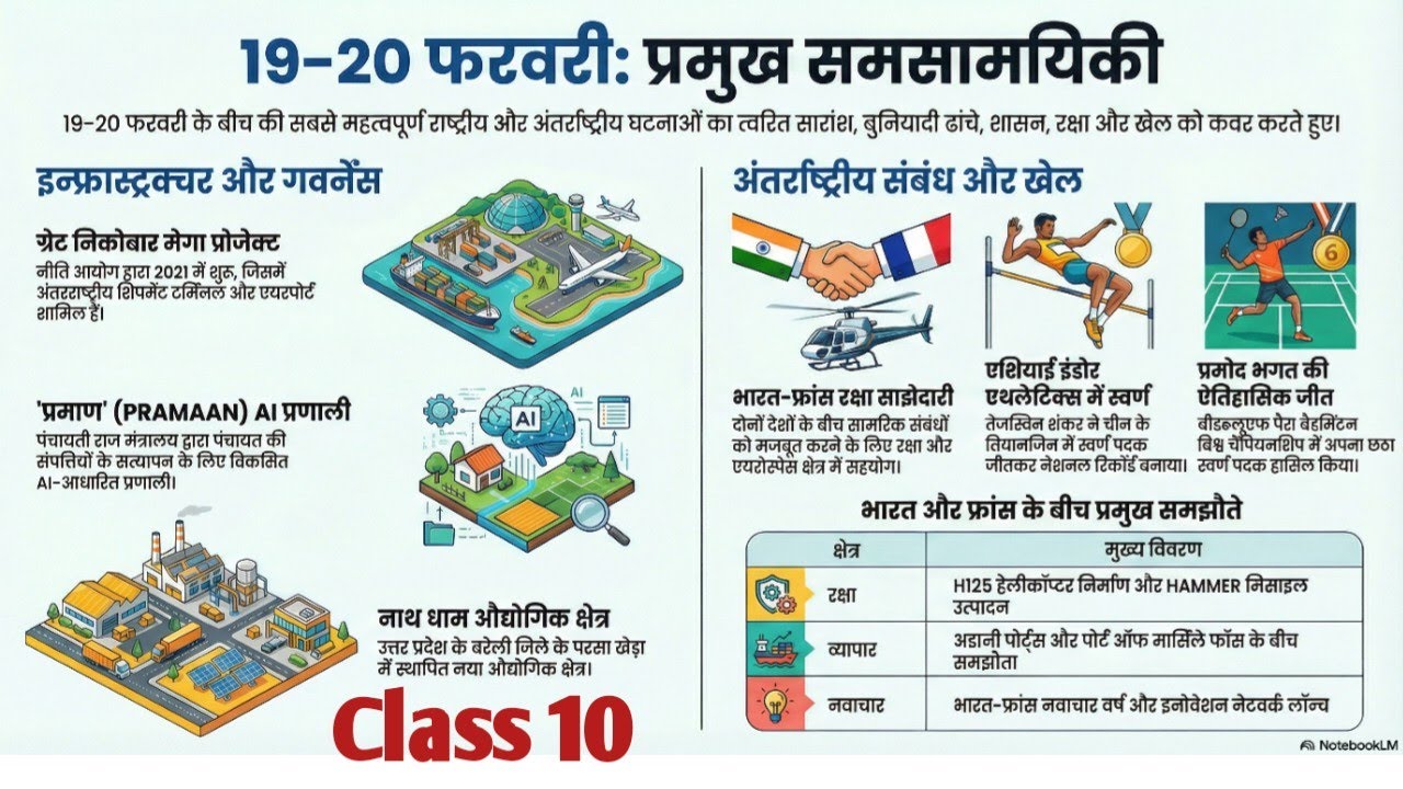 DAILY CURRENT AFFAIRS।19-20FEBRUARY।CURRENT AFFAIRS। CURRENT AFFAIRS in Hindi।समसामयिकी।UPSC/ALLPCS