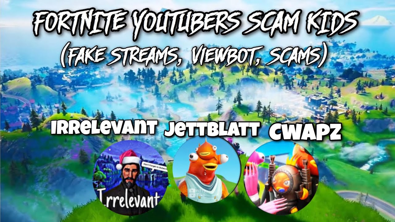 Fortnite Youtuber Scams Kids Off Of 5,000 dollars... *IRRELEVANT, JETTBLATT & CWAPZ EXPOSED*
