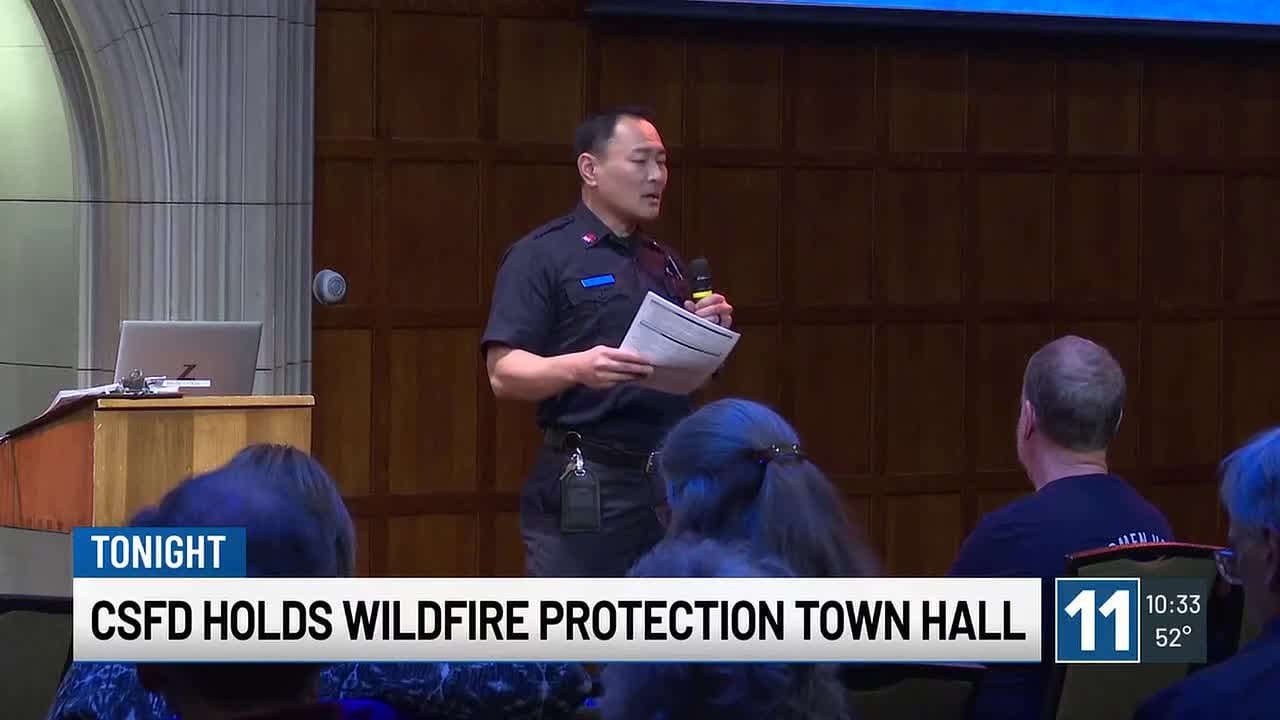 Colorado Springs Fire Department holds wildfire protection town hall
