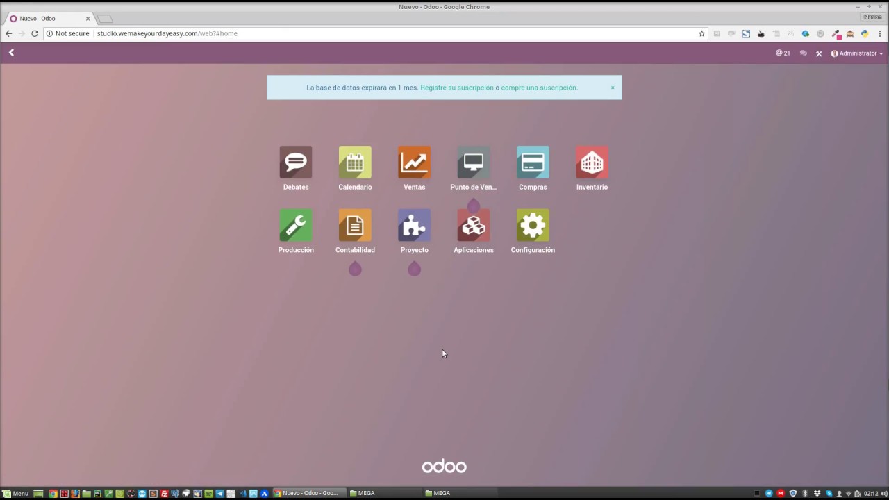 Odoo Studio 10 - Curso Básico Gratis - Clase 6 Crear un Menú - YouTube