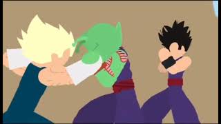 ( LOST ) I animated Goku And Vegeta Vs Gohan and Piccolo! | DBS Fanimation |